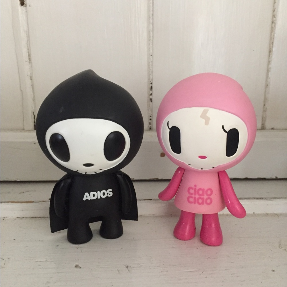 tokidoki Adios and Ciao Ciao Figurines